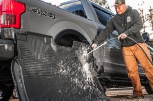 Buick Enclave Floor Mats - Front - Husky Liners - WeatherBeater - Black - `18-`27